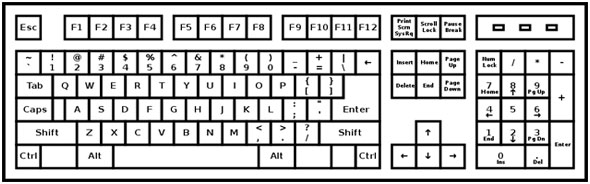computer keyboard parts