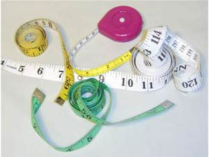 Tools and Equipment for Taking Body Measurement - Fibre tape measure