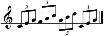 Broken chords (aperggio)