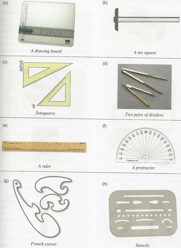 technical drawing tools and their uses