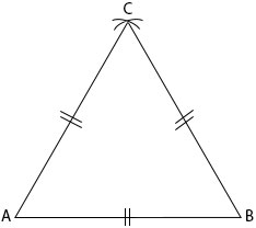 Geometric Construction: Triangle - Types of triangle - Equilateral triangle