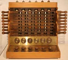 Historical development of the computer - Electro-mechanical counting devices - speeding clock or calculating clock
