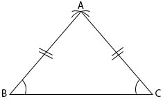 Geometric Construction: Triangle - Types of triangle - Isosceles triangle