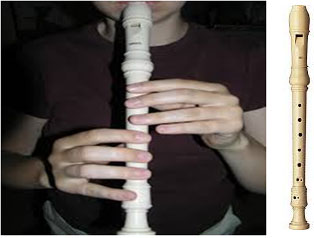 Playing the recorder