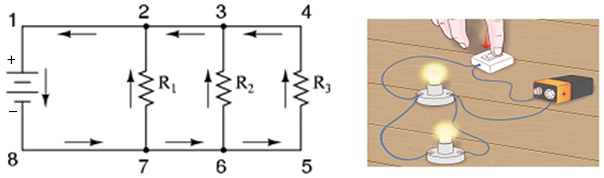 Simple electrical wiring - Parallel circuit