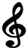 Rudiments of music - treble clef